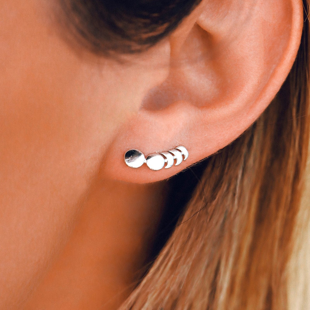 Moon Phases Ear Climber 2