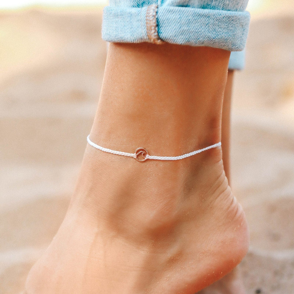 Mini Wave Charm Anklet 6