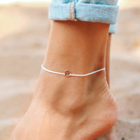 Mini Wave Charm Anklet Gallery Thumbnail