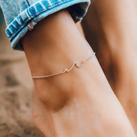 Pave Wave Anklet Gallery Thumbnail