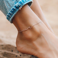 Pave Wave Anklet Gallery Thumbnail