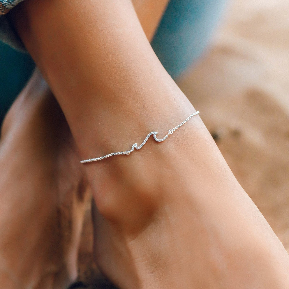 Pave Wave Anklet 3