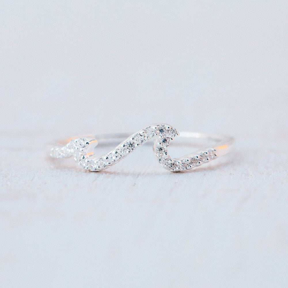 Pave Wave Ring 9