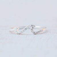 Pave Wave Ring Gallery Thumbnail