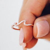 Pave Wave Ring Gallery Thumbnail