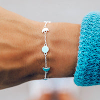 Moon Phases Chain Bracelet Gallery Thumbnail