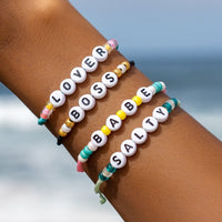 Boss Alphabet Bead Bracelet Gallery Thumbnail