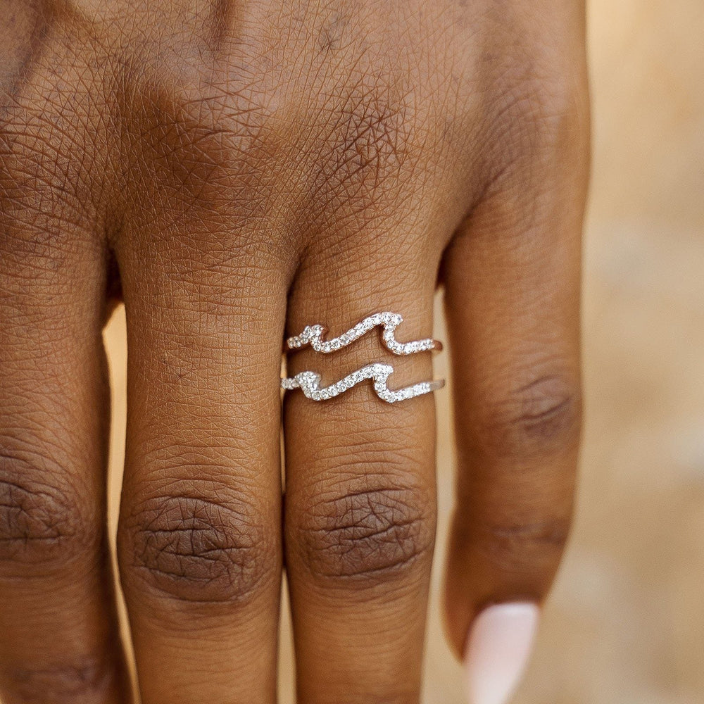 Pave Wave Ring 4