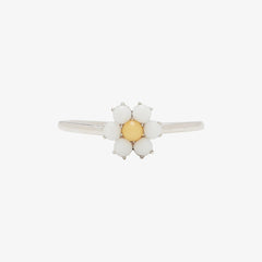 Gemstone Daisy Ring