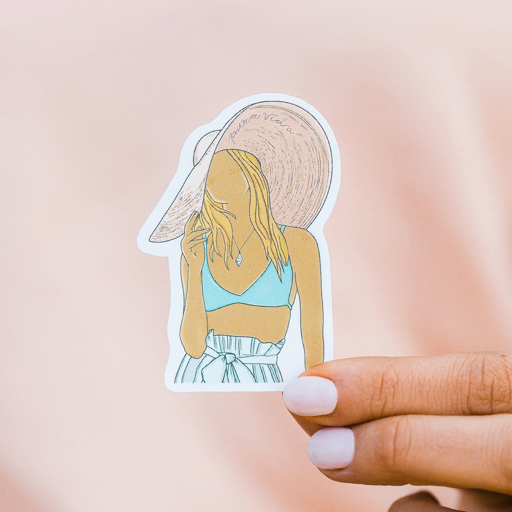 Sunhat Vibes Sticker 2