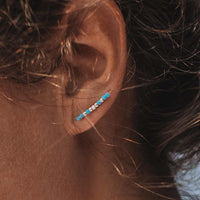 Playa Seed Bead Ear Climber Gallery Thumbnail