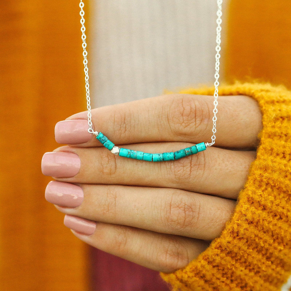 Turquoise Bead Necklace 3