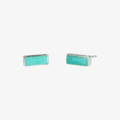 Turquoise Bar Earrings