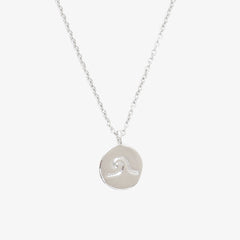 Wave Coin Necklace