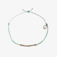 Faceted Metal Bead Anklet