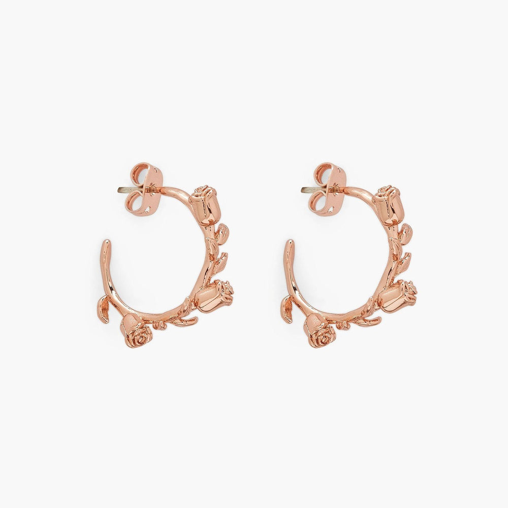 Disney Belle Rose Hoop Earrings 1