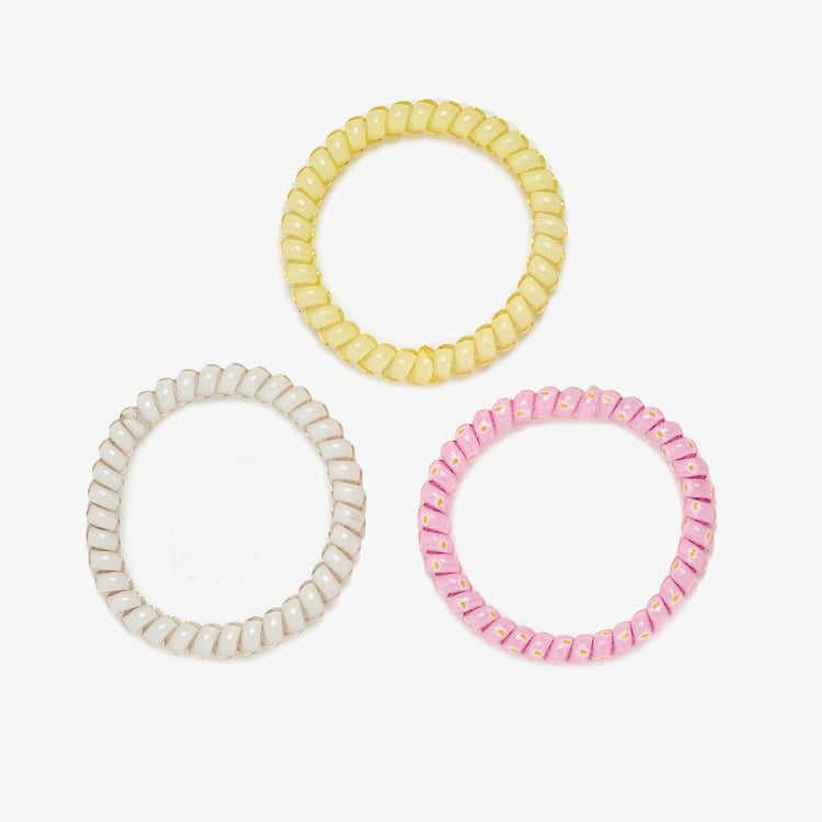 Daisy Coil Scrunchies (Set of 3)