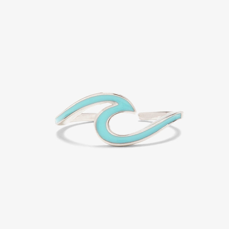 Enamel Wave Toe Ring