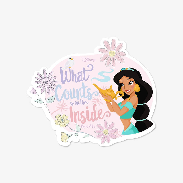 Disney Jasmine What Counts Sticker