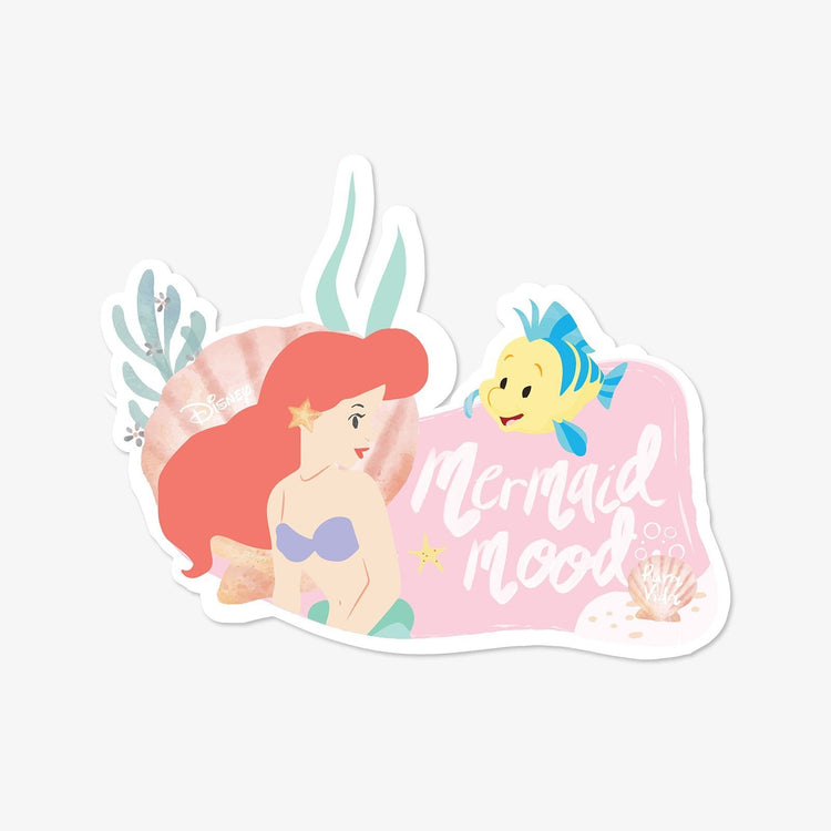 Disney Ariel & Disney Flounder Sticker