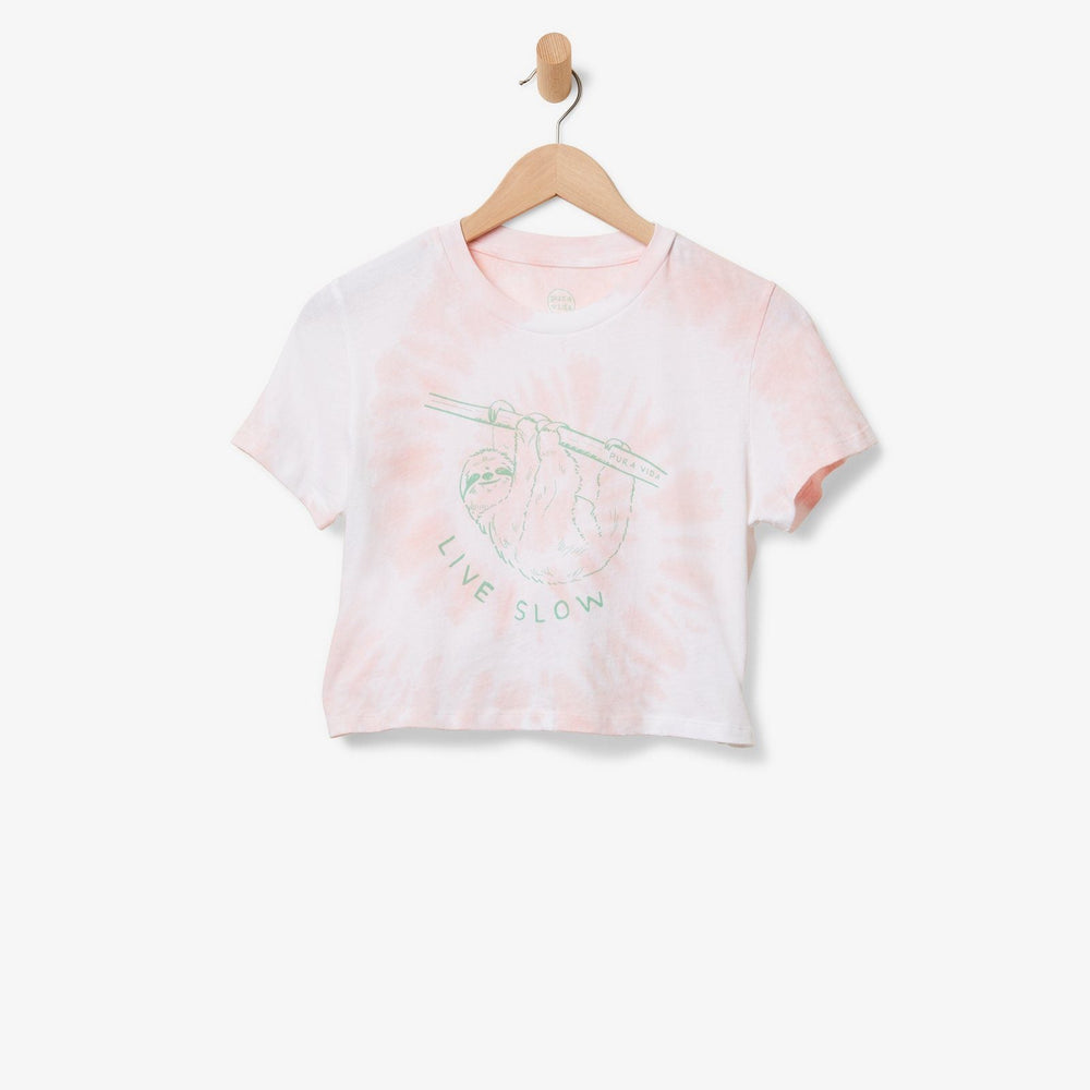 Live Slow Crop Tee 1