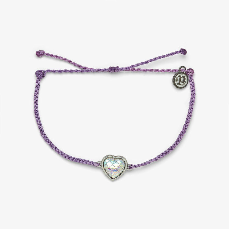 Mermaid Heart Charm Bracelet