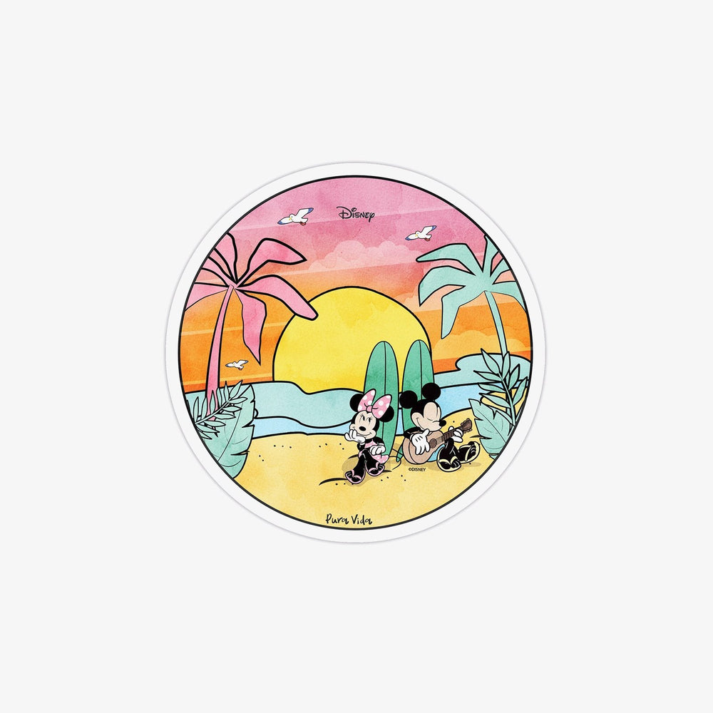 Disney Mickey Mouse & Disney Minnie Mouse Sunset Sticker 1