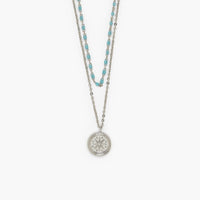 Disney Pocahontas Compass Coin Layered Necklace Gallery Thumbnail