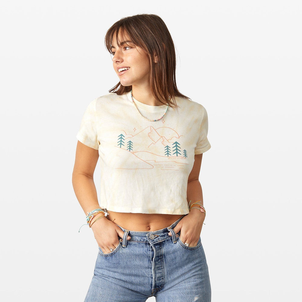 Simple Adventure Crop Tee 3