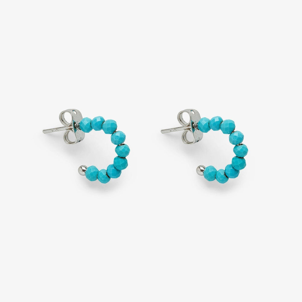 Turquoise Hoop Earrings 1