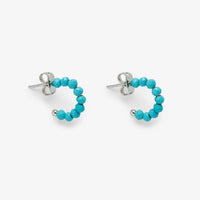 Turquoise Hoop Earrings Gallery Thumbnail